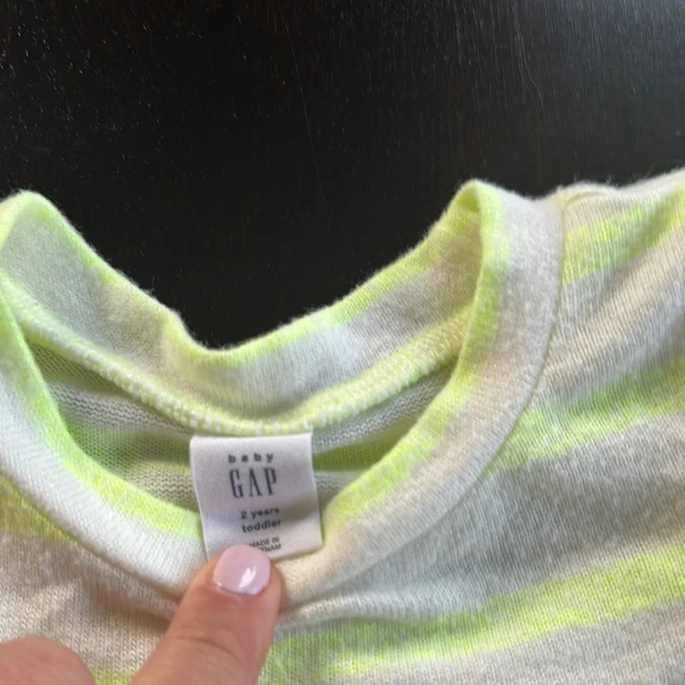 GAP Kids Yellow Striped Matching Set